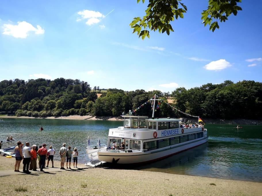 Ferienhaus Lena Im Sauerland Direkt Am Hennesee Meschede Exteriér fotografie
